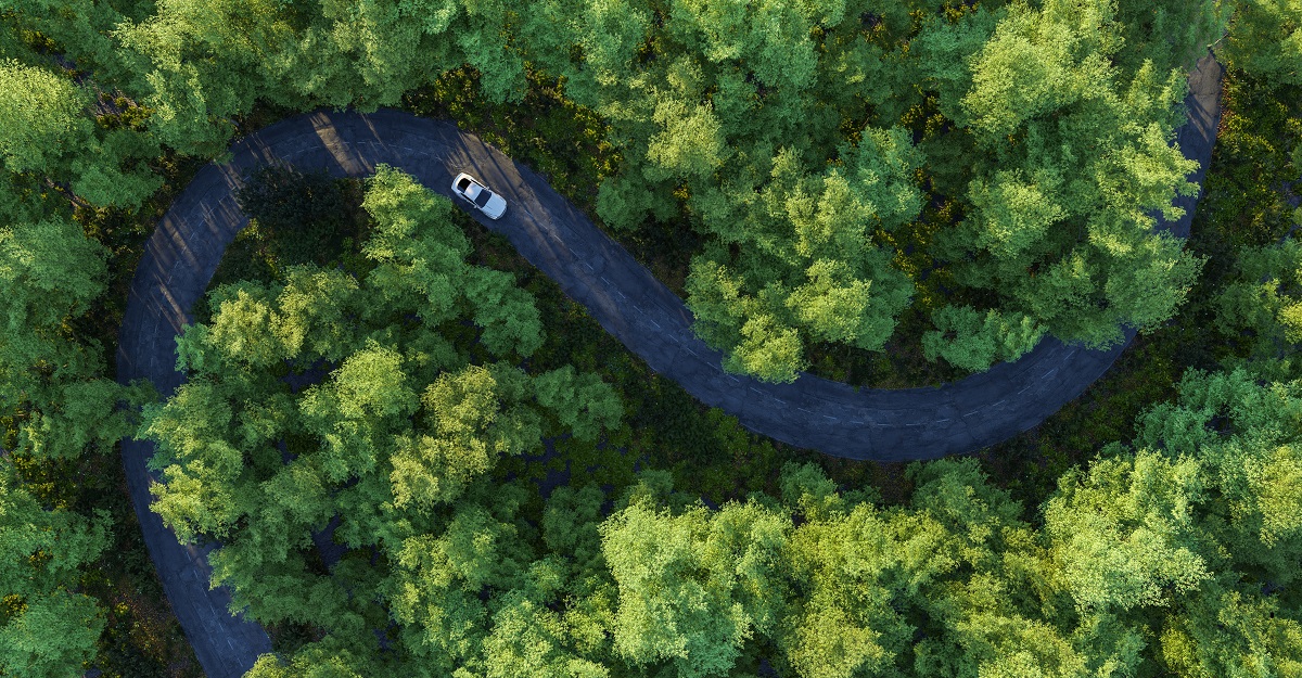 view-from-above-car-traveling-a-winding-journey-through-a-forest
